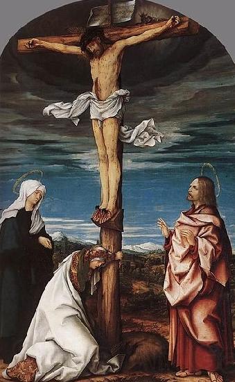 HEINTZ, Joseph the Elder Crucifix with Mary Germany oil painting art